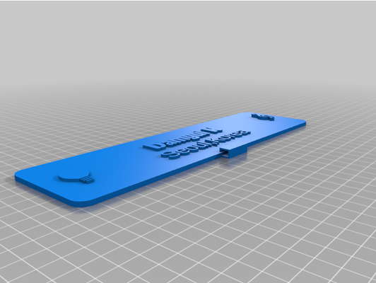 my customized custumizable nametag icons by damyul 3d print model - Mito3D