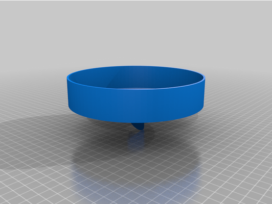 154mm parametric buchner funnel - no grid by orion434 customized 3d print model - Mito3D