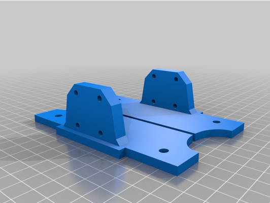 ender3 s1 y-carriage bracket linear rails by hoodedlime carriage ender3s1plus rail y 3d print model - Mito3D