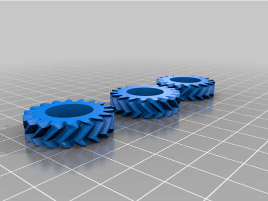 fidget gears by markattree spinner triple 3d print model - Mito3D
