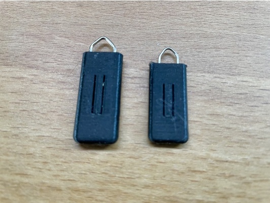 zipper clip by henkk repair trick77 zipperpull pull replacement slide tab 3d print model - Mito3D