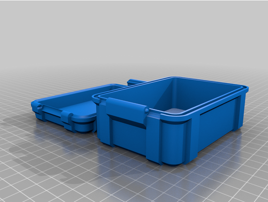 my angepasst parametrierbar robust box v2 openscad lager by wayne31054 3d print model - Mito3D