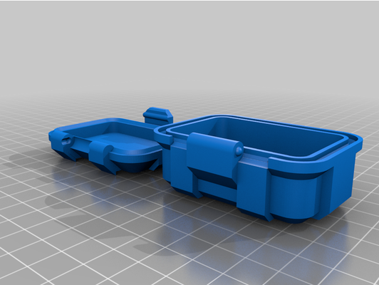 my personalizado parametrizável áspero caixa v2 openscad by grosillion 3d print model - Mito3D