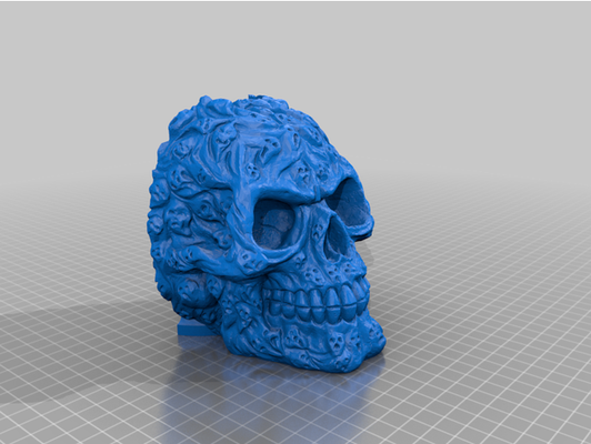 skull evercross scooter by b0xes diy remix 3d print model - Mito3D