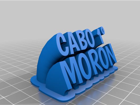 moron by sagawtf customized 3d print model - Mito3D