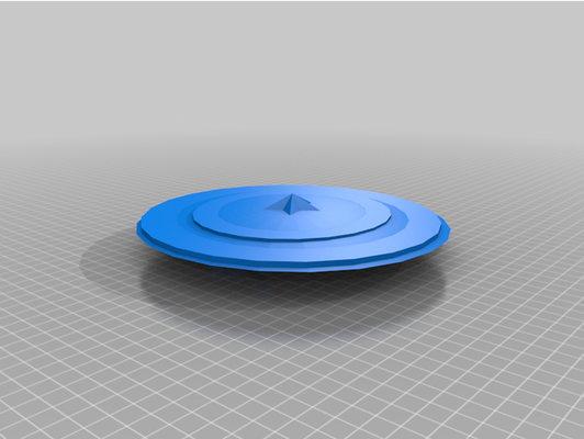 cap's sheild by sumthinfearce marvel 3d print model - Mito3D