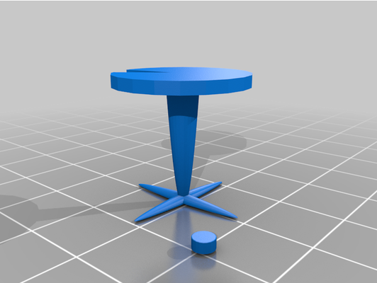 frosch tabelle by regen of blass stuhl 3d print model - Mito3D