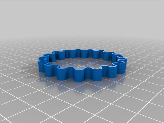 zig zag retchy band by thingangelo customized 3d print model - Mito3D