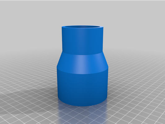 my customized dewalt dws779 dust collector adapter by giobye9 3d print model - Mito3D