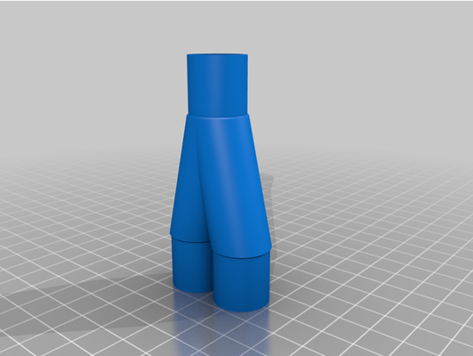 my angepasst customizer modell rakete cluster überleitung fabrik by 3552jaws 3d print model - Mito3D