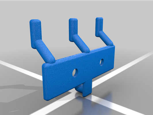 pegboard hook wood or metal by ed22 3d print model - Mito3D