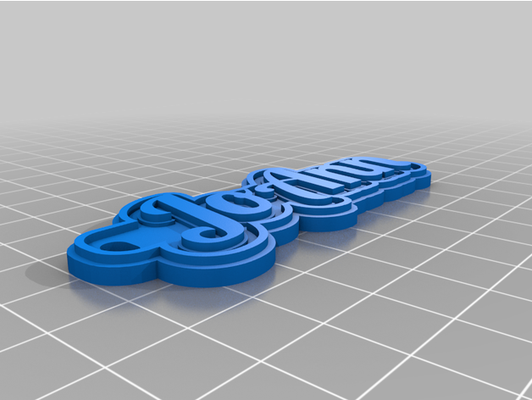 joann porte clés by gingembre personnalisé 3d print model - Mito3D