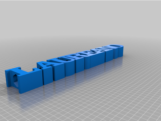 my customized text pencil holder by exzalo 3d print model - Mito3D