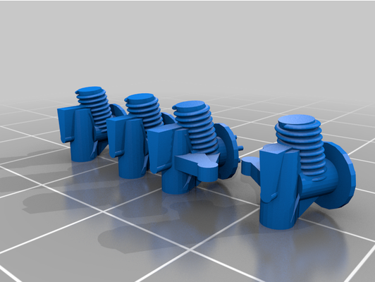 sıcak tekerlekler tekerlek hub'lar by katlanmış fiesta özel gaslands 3d print model - Mito3D