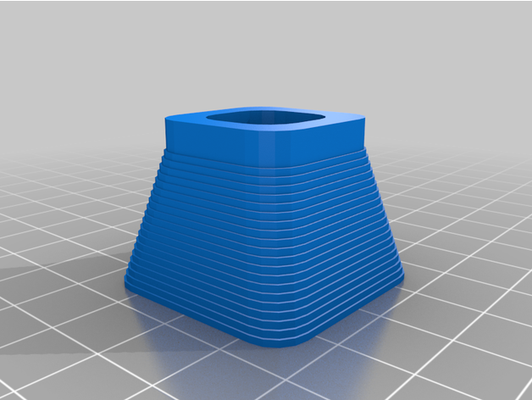 my customized rounded furniture riser by johnbcasey 3d print model - Mito3D
