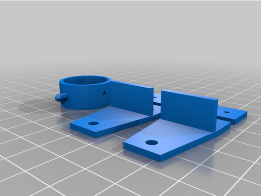 seringe piston holder-diam 19mm by ddd arm hydraulic muscle science scienceproject 3d print model - Mito3D