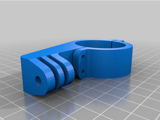 gopro camera halter holder by pascal89 3d print model - Mito3D