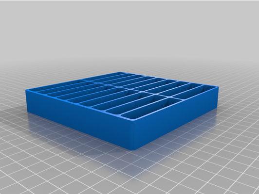 9x2 parts drawer by uipl customized 3d print model - Mito3D