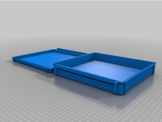 my angepasst parametrierbar robust box v2 openscad by 3feet 3d print model - Mito3D