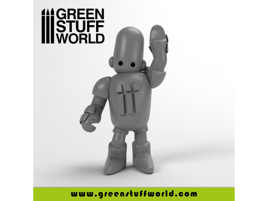 verde mundo cargado hi by mundocosasverdes base lindo pasatiempo miniaturas minis pintar mascota robot escultura apoyo 3d print model - Mito3D