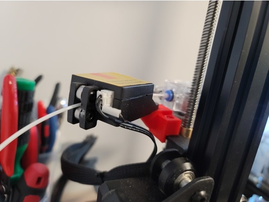 sunlu s9 filament sensor offset raiser dual gear extruder by sdutango 3d print model - Mito3D