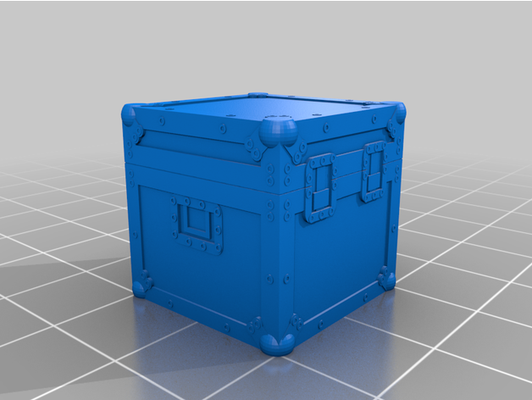 miniature road case zombicide objective by mcintozh box chest equipment tabletop gaming 3d print model - Mito3D