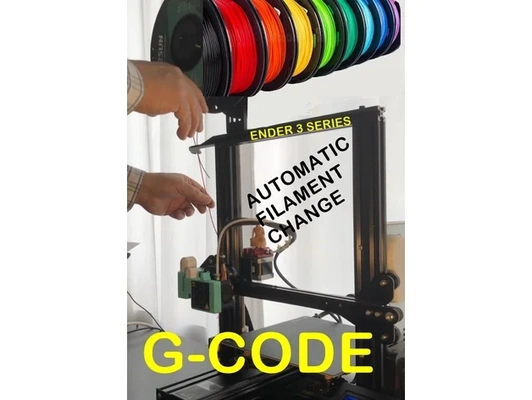 ender 3 series filamento mudança automação g code scripts by botcan3d automático fácil estampas suporte carregador gcode rápido recarregando ferramentas semi automatic descarregar descarregador 3d print model - Mito3D