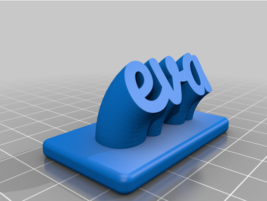 eva by titreşim özelleştirilmiş 3d print model - Mito3D