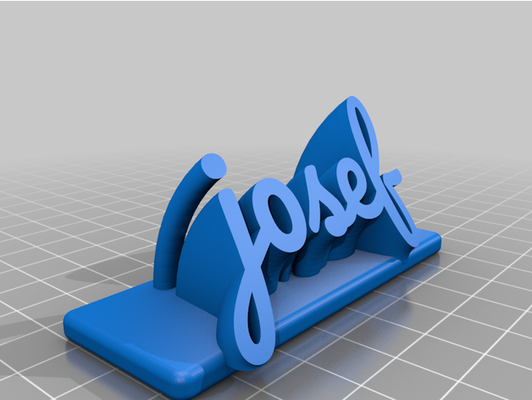 josef by schwingung customized 3d print model - Mito3D