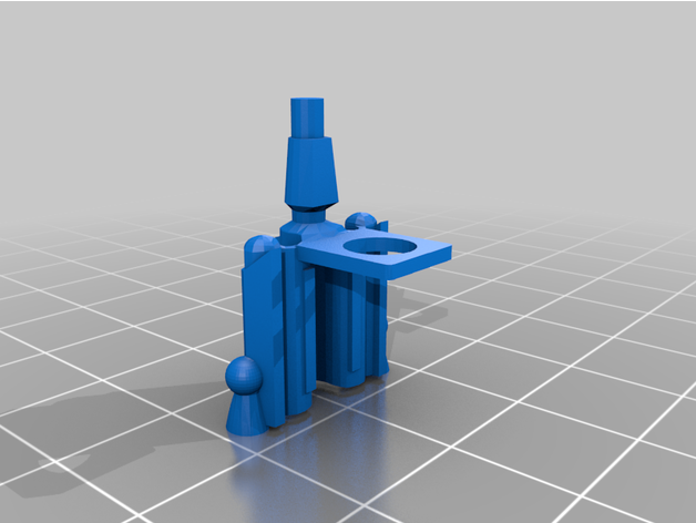 lego compatible classic boba fett z-6 jetpack by cyberhomeless legostarwars mandalorian 3D print model - Mito3D