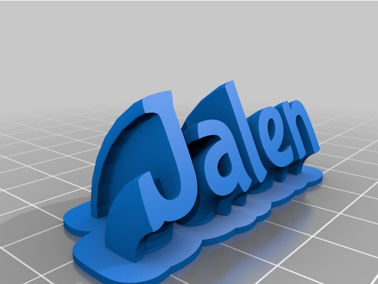 my customized sweeping 2-line plate text by suarez5107 3d print model - Mito3D