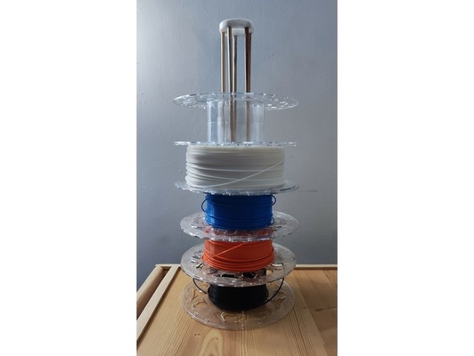 spule vertikale halter unterstützung by fenix1198 filament spulenhalter montieren 3d print model - Mito3D
