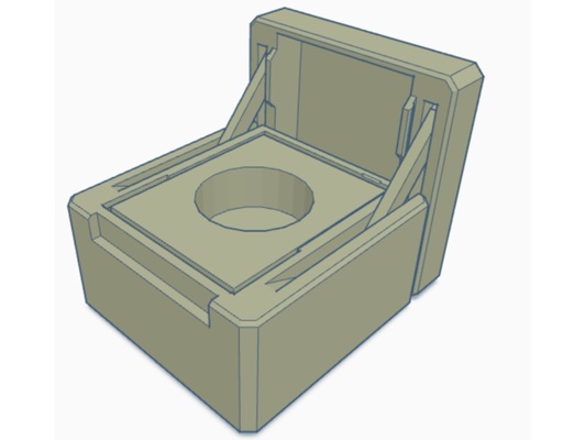 joya caja impresión in sitio by cuántico q 000 cubierta carcasa funda diamante seguro 3d print model - Mito3D