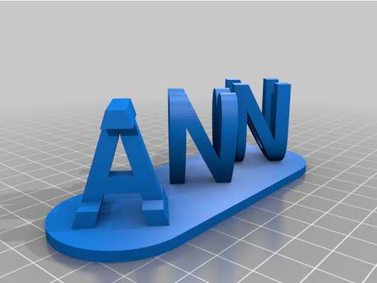 my personalizzato dual lettera blocchi illusione personalizzatore by wwian 3d print model - Mito3D