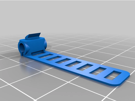 my personnalisé clip câble attacher tpu by lutz1fer 3d print model - Mito3D