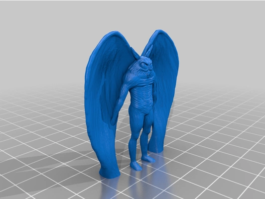 papillon nuit by spacelord87 bigfoot créature cryptid tomber homme monstre point agréable ouest virginie 3d print model - Mito3D