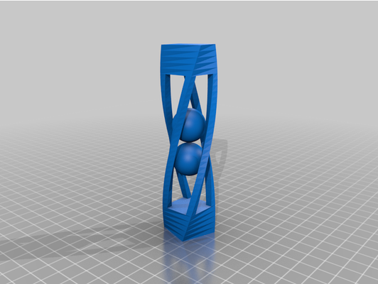 my customized cage a twist by neatprint 3d print model - Mito3D