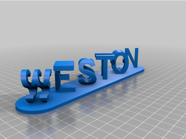 weston by göz atıyorum özelleştirilmiş 3D print model - Mito3D