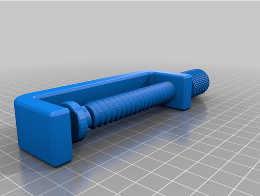g clamp 100mm long by destructoman customized 3d print model - Mito3D
