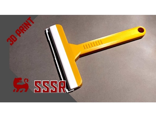 cleaning scraper by sssr sh bed blade platform 3d print model - Mito3D