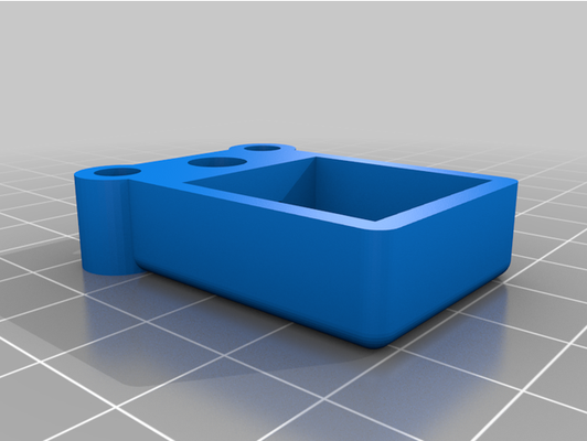 anfänger caja soporte gps parte rückseite by abonnieren drohnen 3d print model - Mito3D