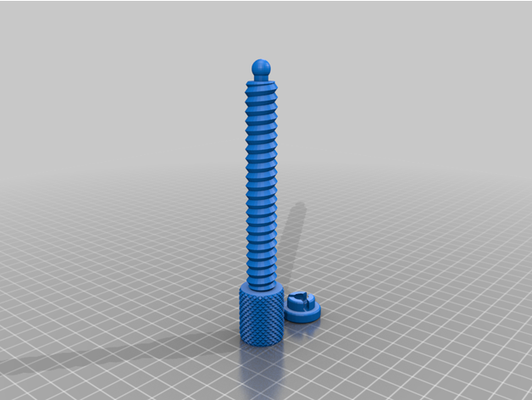 g clamp screw & press 100mm by destructoman customized 3d print model - Mito3D