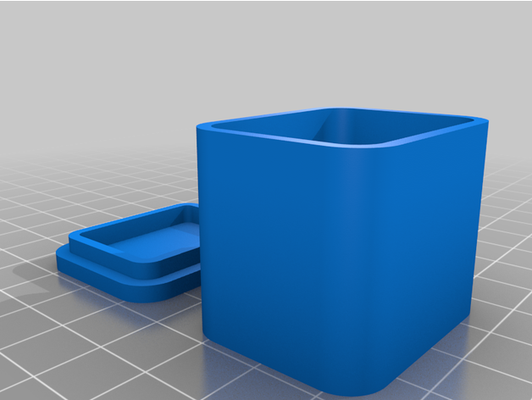 gerundet box 40x30x30 by cnetisch angepasst 3d print model - Mito3D