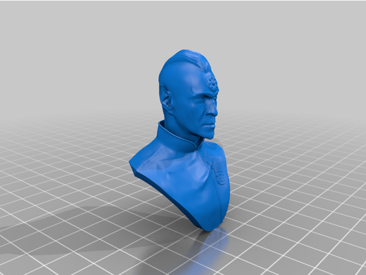 tharg mighty bust by marcosramone 3d print model - Mito3D