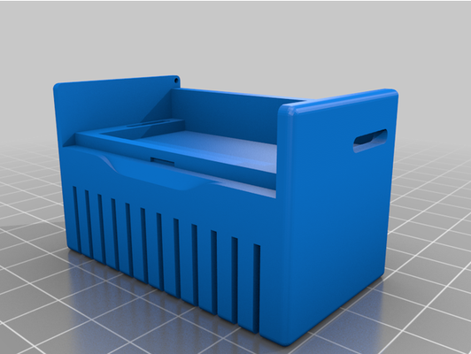 mini snap lid enclosure 9v battery compartment by neiman 3d print model - Mito3D