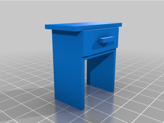 a simple table by crazygirl099 furniture test wood 3d print model - Mito3D