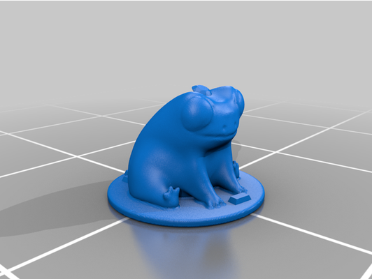 fred frog rich by stinkymouse 3d print model - Mito3D