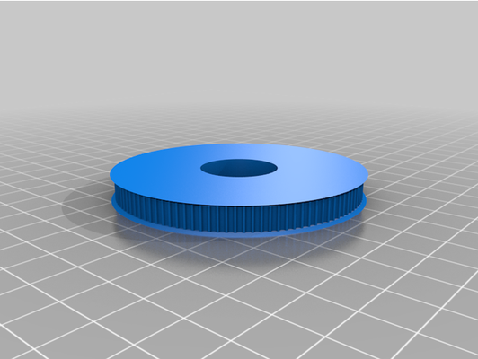 my customized parametric pulley - improved 110 by montgorm 3d print model - Mito3D