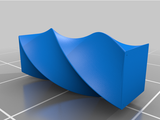 10 dikdörtgen bükülme sarmal geometrik vazo v1 liyana by minami hiyaşi kaktüs ekici geometri yetiştiriciler tencere bükülmüş 3d print model - Mito3D