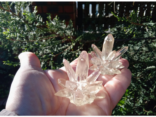 kristall cluster by abonnieren edelstein 3d print model - Mito3D